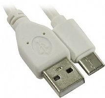 Кабель SMART BUY USB 2.0 - USB TYPE C, плоский,   белый, 1,2 м(iK-3112r white) (1/60)