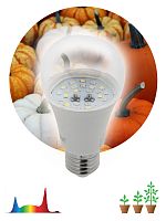 Лампа светодиодная ЭРА FITO-11W-Ra90-E 27 для растений полного спектра new 11 Вт Е27 (1/36) (Б0050603)
