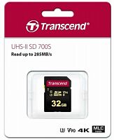 Карта памяти SDHC  32GB  Transcend 700S UHS-II U3 V90 (TS32GSDC700S)