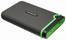 Внешний HDD  Transcend  1 TB  М3 серо-зелёный, 2.5", USB 3.1 (TS1TSJ25M3G)