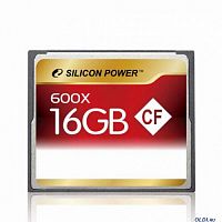 Карта памяти CF  Silicon Power  16GB  (600x) (SP016GBCFC600V10)