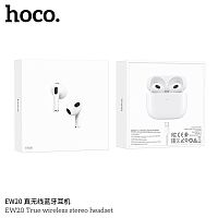 Наушники внутриканальные HOCO EW20, True, Bluetooth, цвет: белый (1/20/200) (6931474767615)