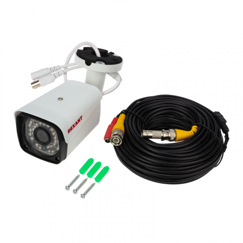 Комплект видеонаблюдения REXANT 2 наружные и 2 внутренние камеры AHD/2.0 Full HD (1/1) (45-0522) фото 3