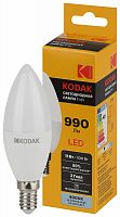Лампа светодиодная KODAK B35-11W-840-E14 E14 / Е14 11Вт свеча нейтральный белый свет (1/100) (Б0057630)