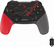 Беспроводной геймпад A4Tech Bloody GPW50 Sports USB виброотдача обратная связь (GPW50 SPORTS RED), черный/красный (1/30)
