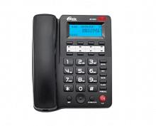 Телефон проводной c дисплеем RITMIX RT-550 black, АОН, FSK/DTMF, спикерфон, вход 3,5мм AUX, особый режим «Детский звонок» (1/20) (80001483)