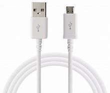 Дата-кабель Smartbuy USB - micro USB, цветные, длина < 1 м, белый (iK-12 white)/100