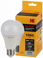 Лампа светодиодная KODAK A60-15W-840-E27 E27 / Е27 15Вт груша нейтральный белый свет (1/100) (Б0057609)